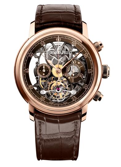 Review Best Audemars Piguet JULES AUDEMARS TOURBILLON CHRONOGRAPH watch 26346OR.OO.D088CR.01